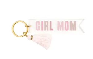Acrylic Key Tag - Girl Mom