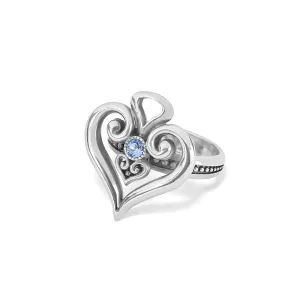 ALCAZAR HEART GLINT RING