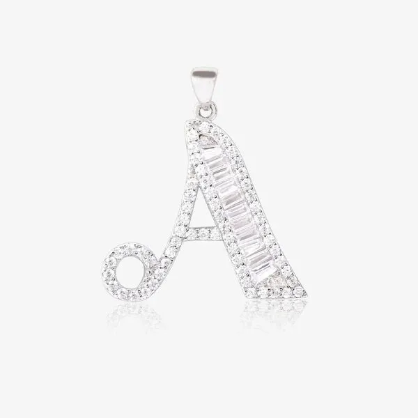 Alphabet A Unisex Locket