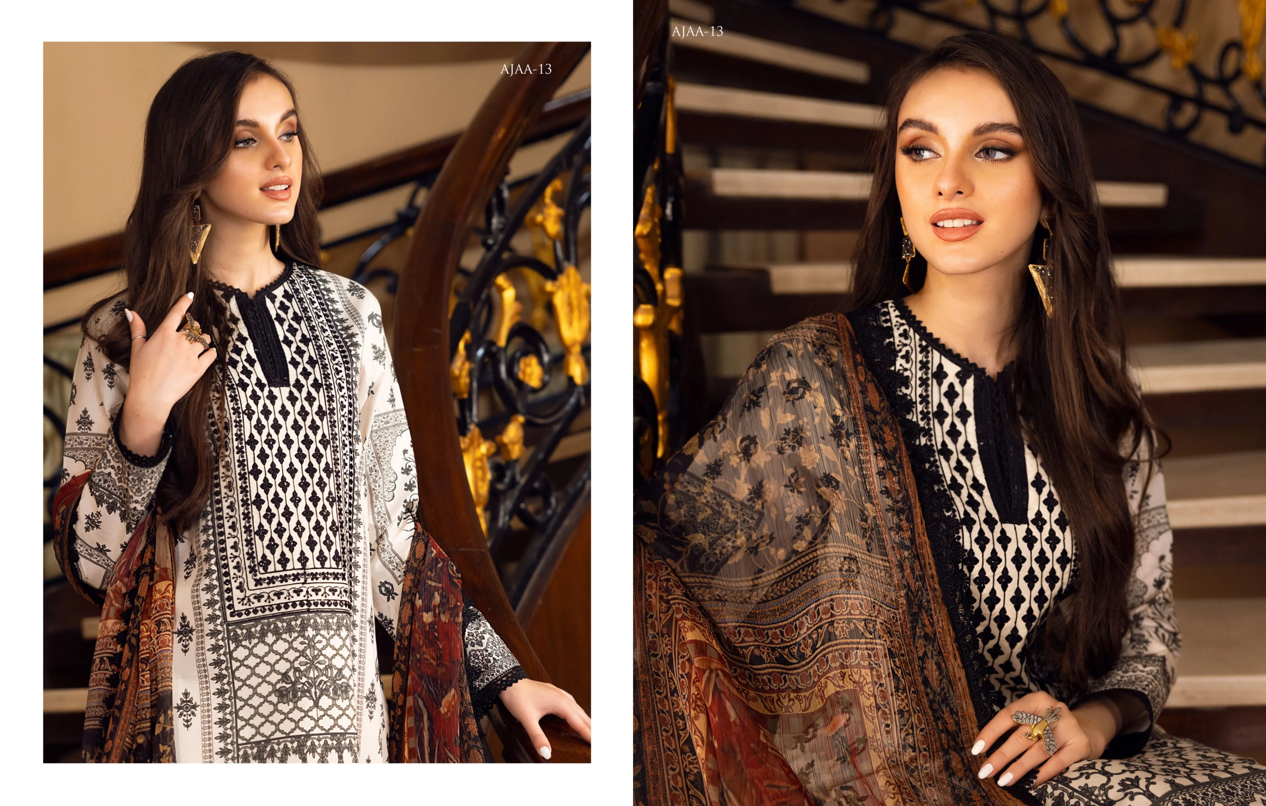 Asim Jofa Luxury Lawn Embroidered Collection 13