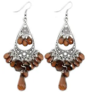 At Twilight Brown Earring