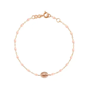 Baby Madone Charm Classic Gigi Baby Pink bracelet, Rose Gold, 5.1"