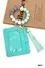 Beaded Bracelet Keychain Card Holder