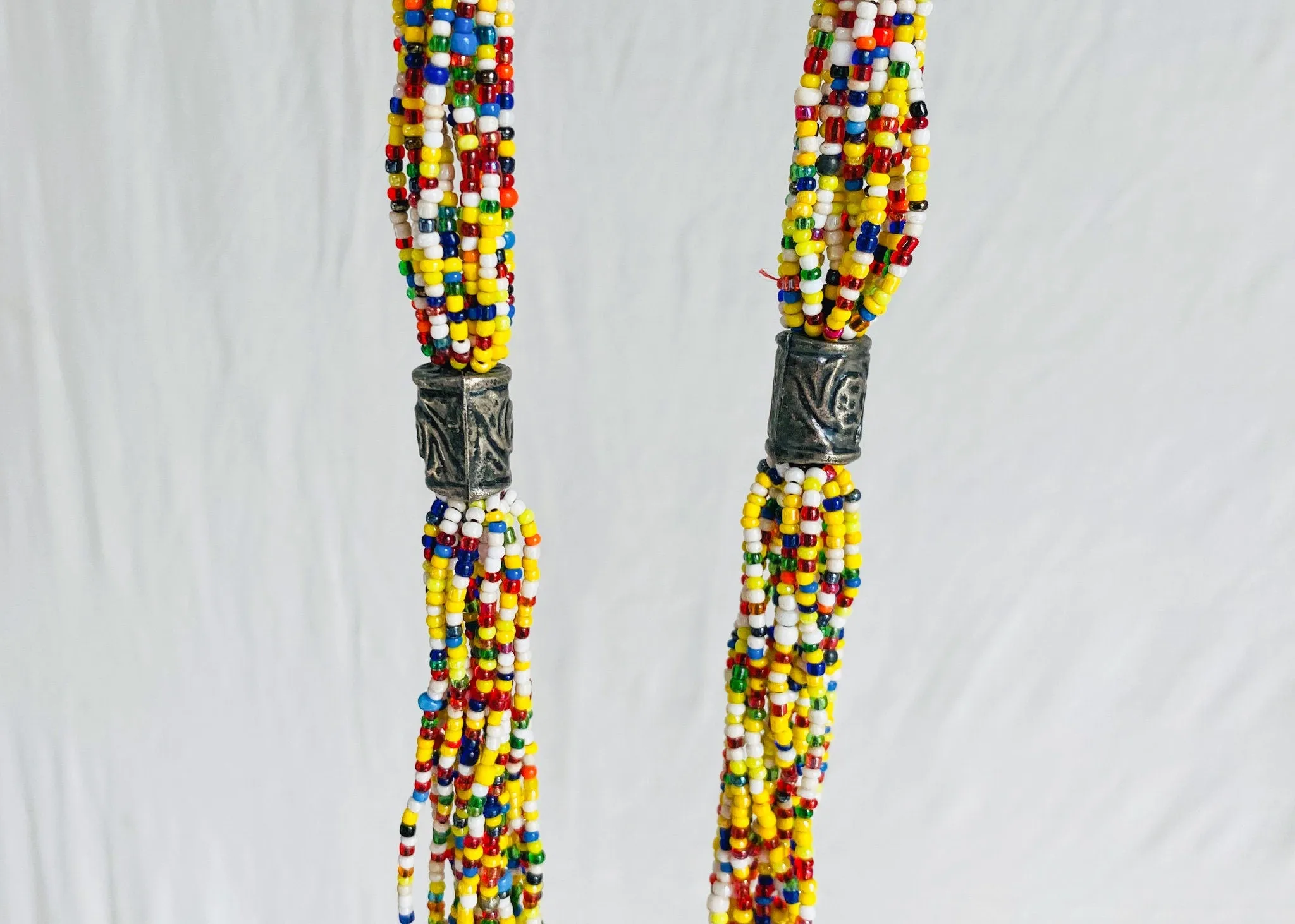 Beaded Necklace. Multistrand.