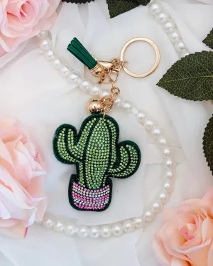  Blingy Cactus Purse Charm  Prickly, Sparkly, Perfect!