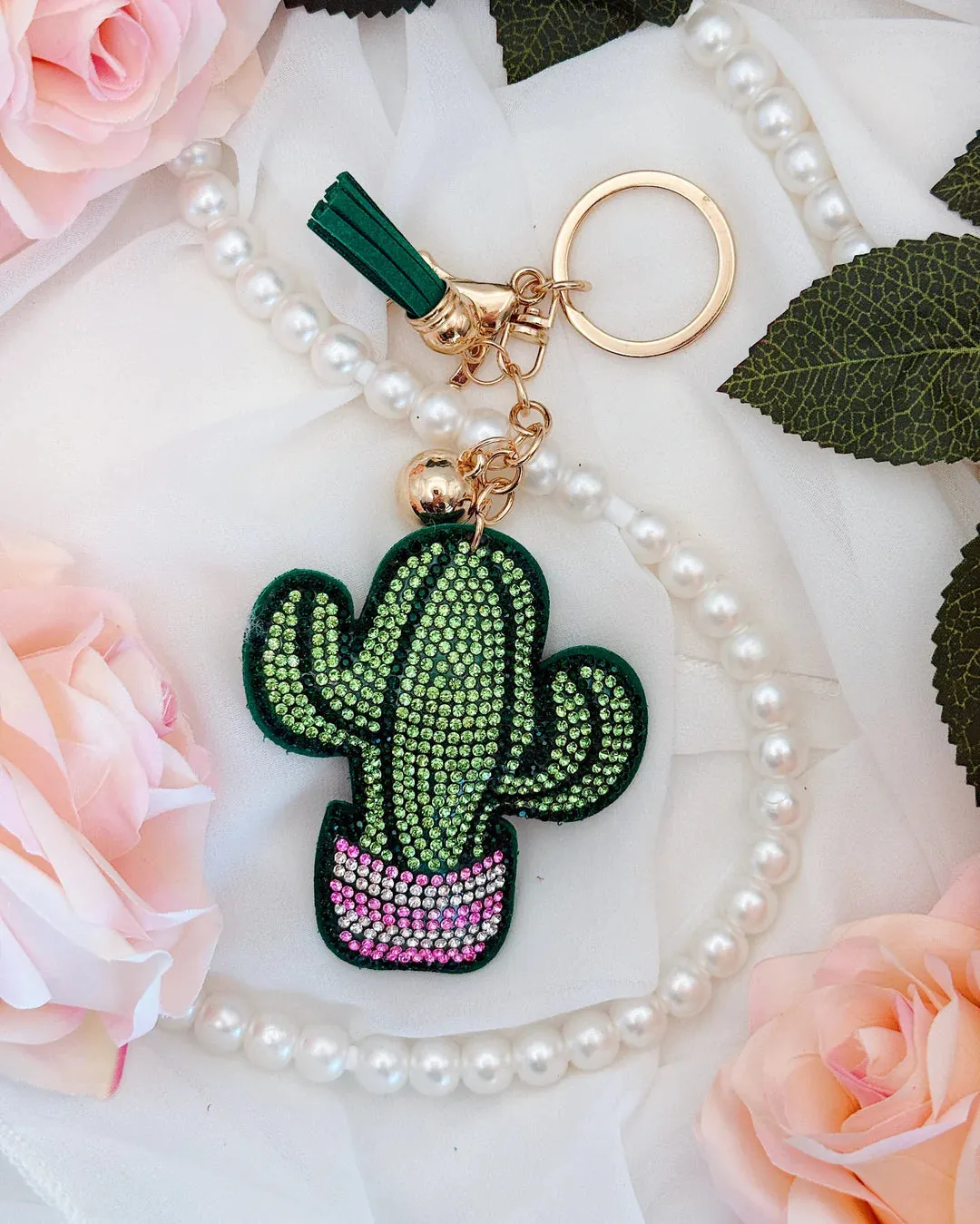  Blingy Cactus Purse Charm  Prickly, Sparkly, Perfect!