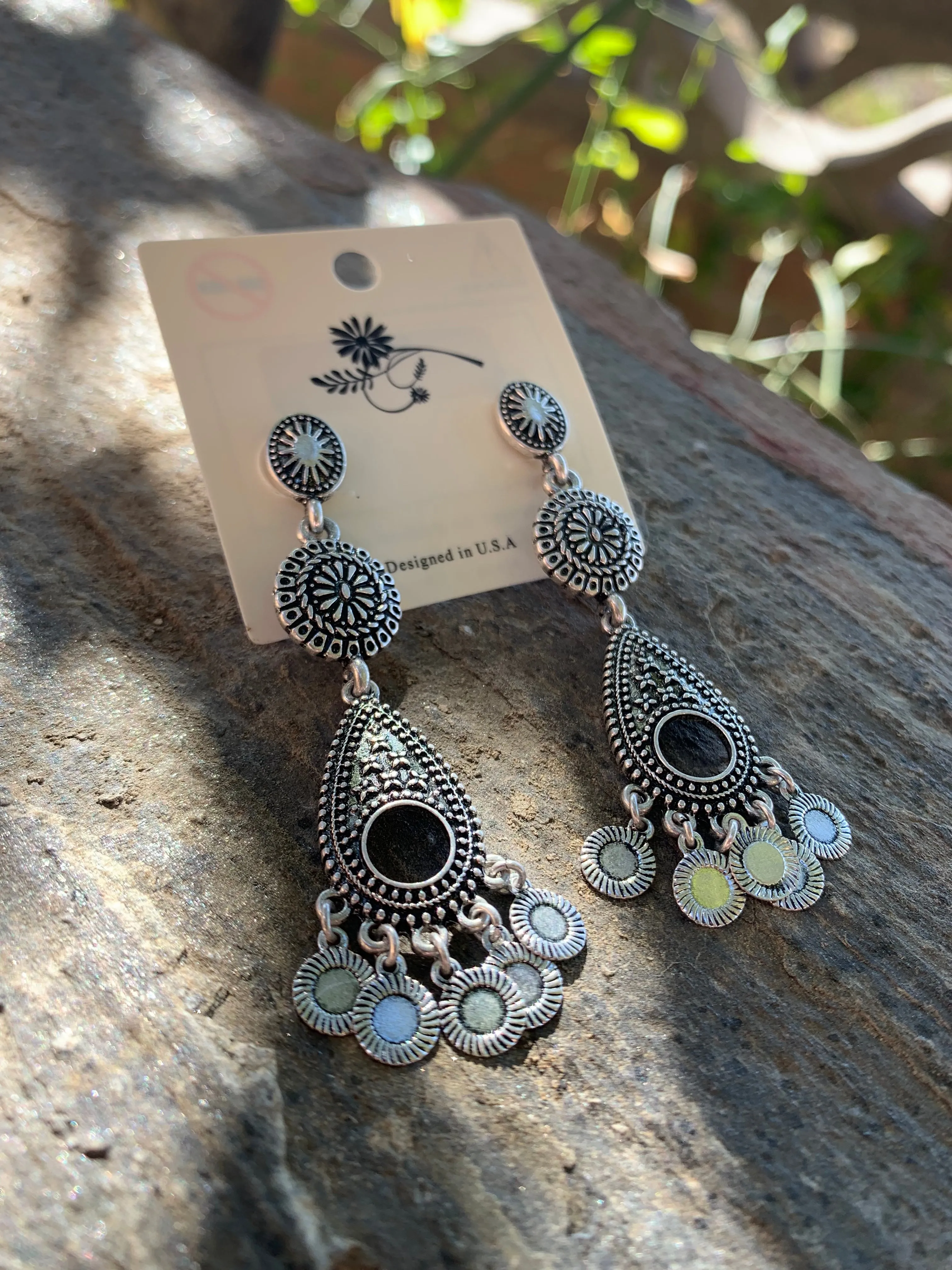 Bohemian Design Drop Earrings