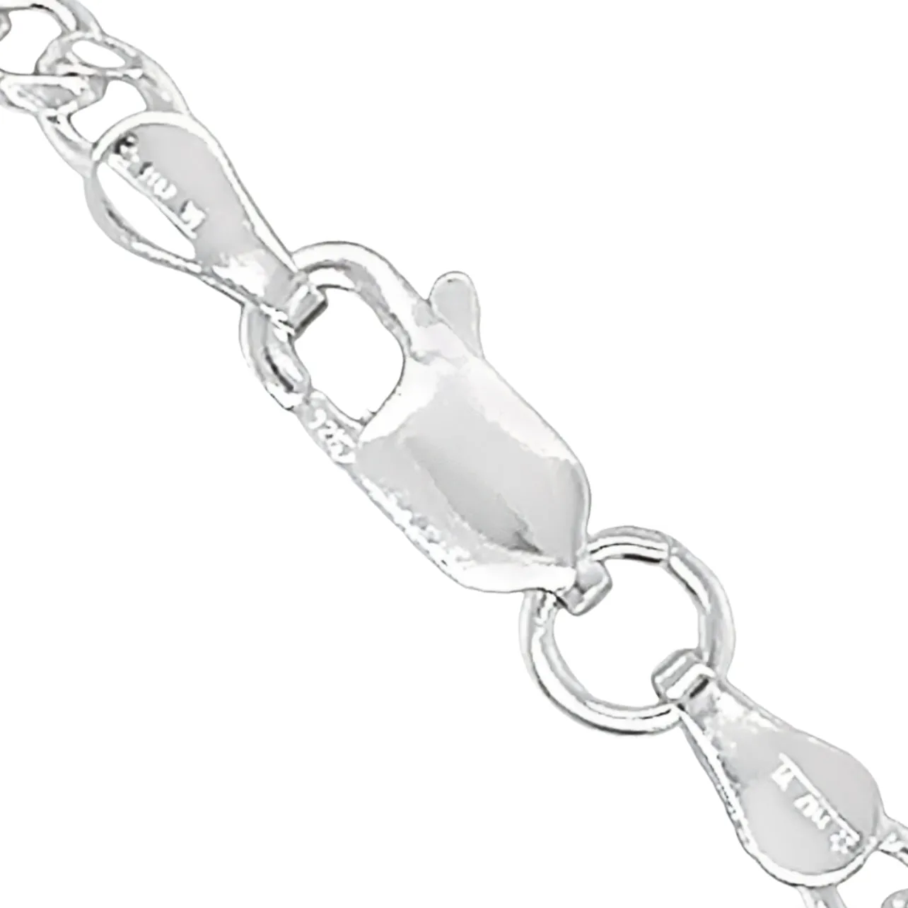 CA242 Cuban Curb Chain Necklace-3mm L080
