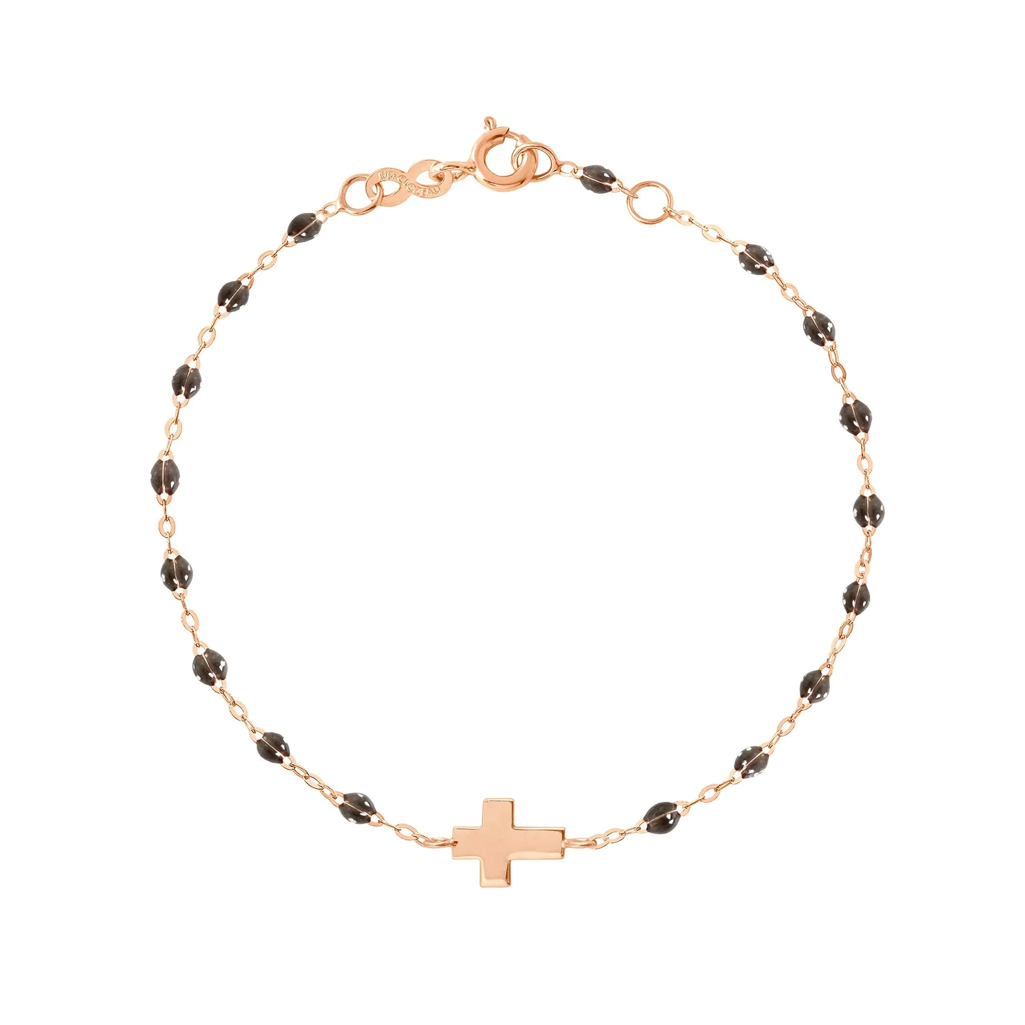 Classic Quartz Charm Bracelet, Rose Gold, 6.7"