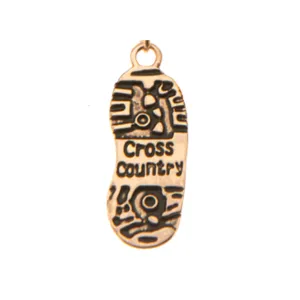 Cross Country Charm - Rose Gold