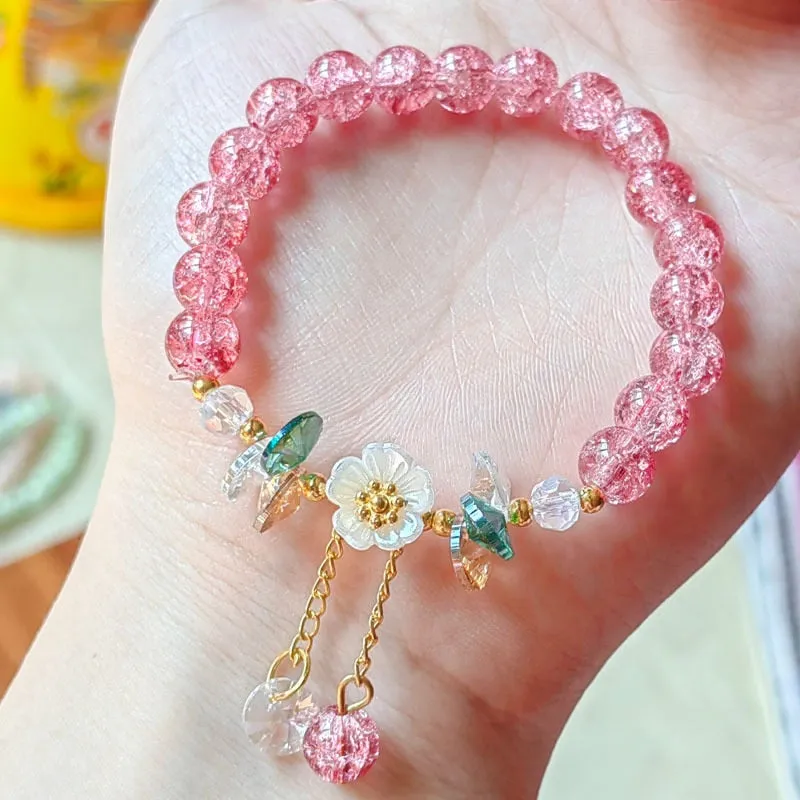 Crystal  Cubic Zirconia Pendant Bracelet