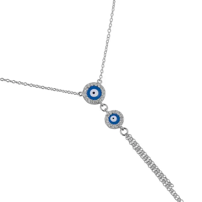 Dangling Evil Eye Chain Locket