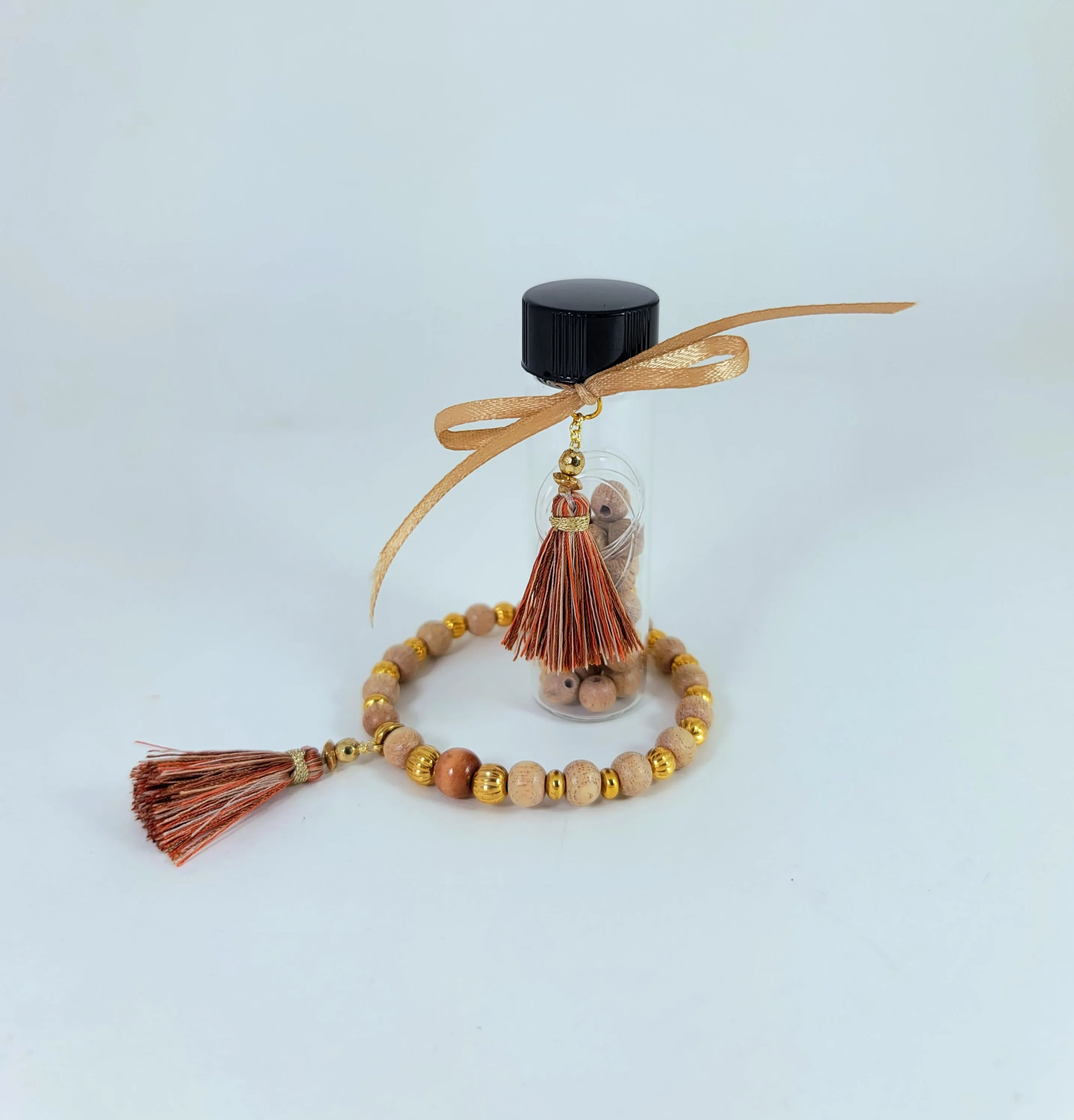 DIY Gems & Stones Beaded Bracelet
