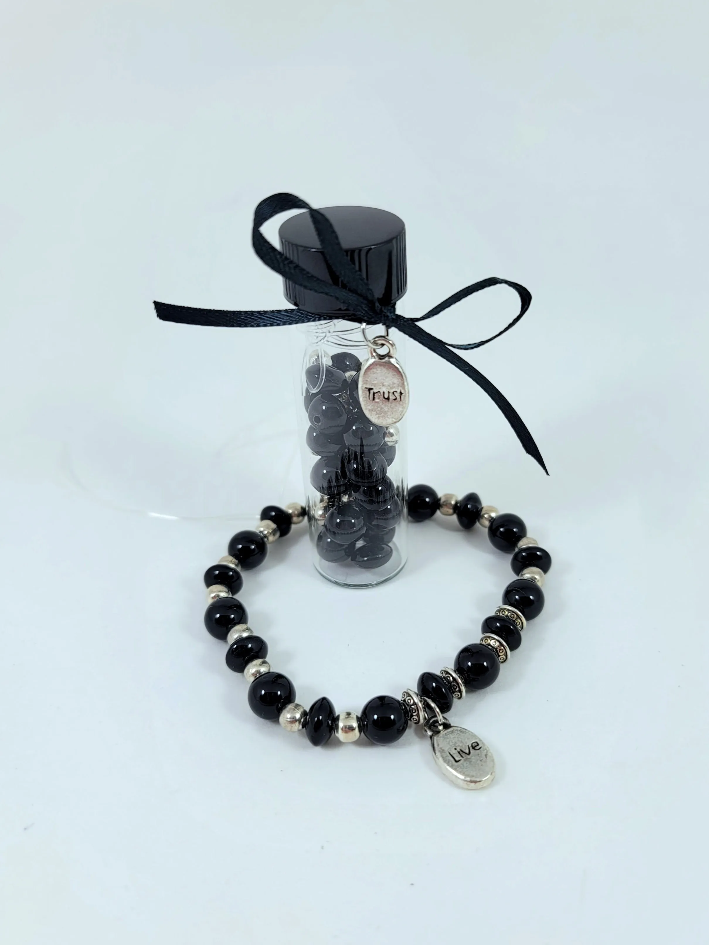 DIY Gems & Stones Beaded Bracelet