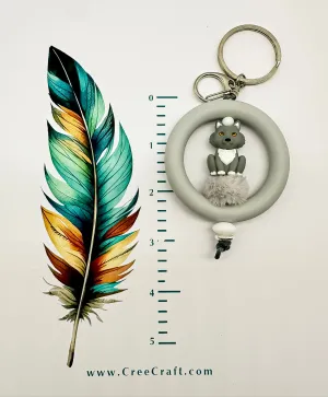 Easy Grasp Keychain - Wolf