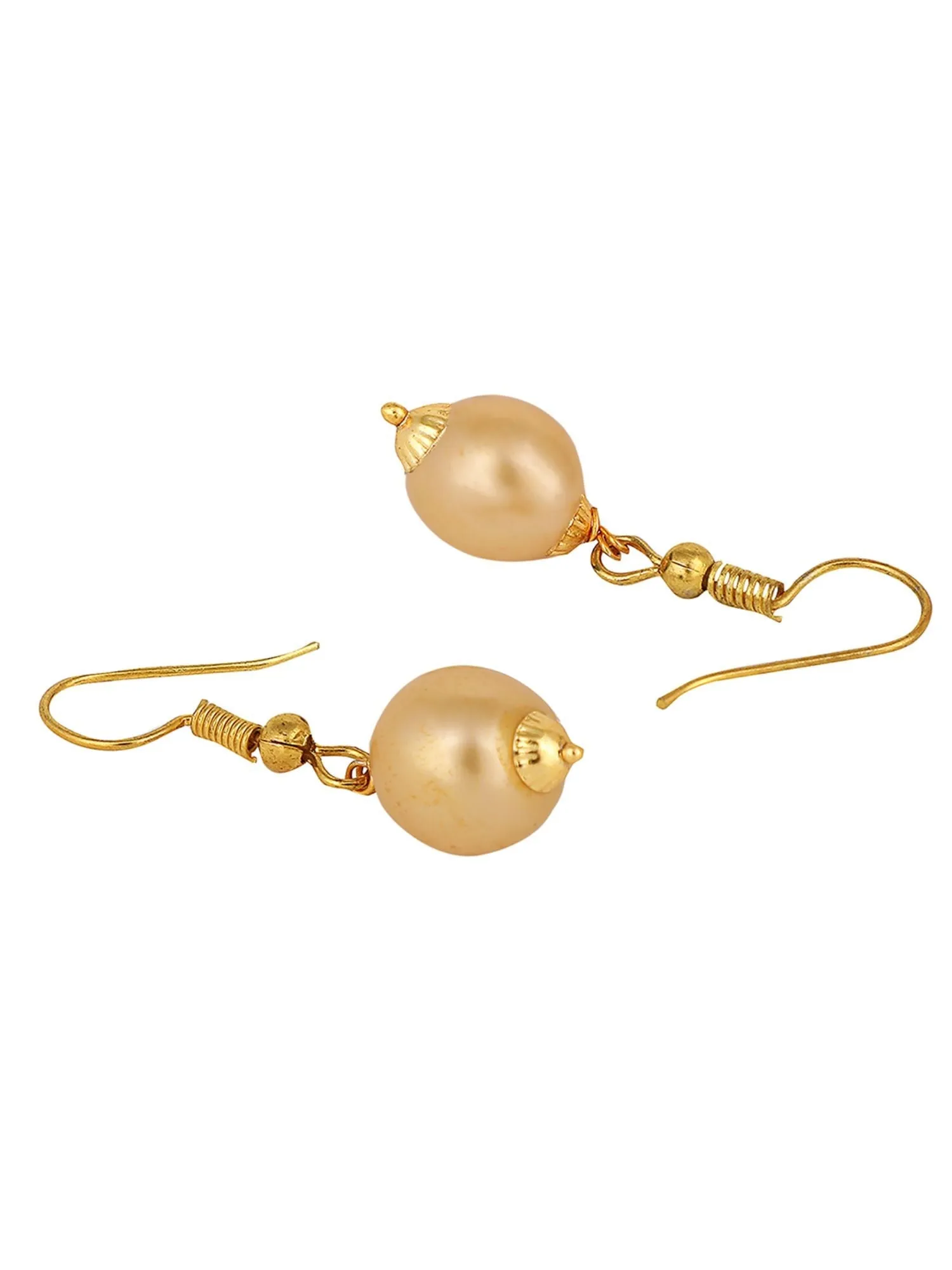 Elegant Pearl And Ad Stone Sleek Multicolour Jewellery Set - Anikas Creation