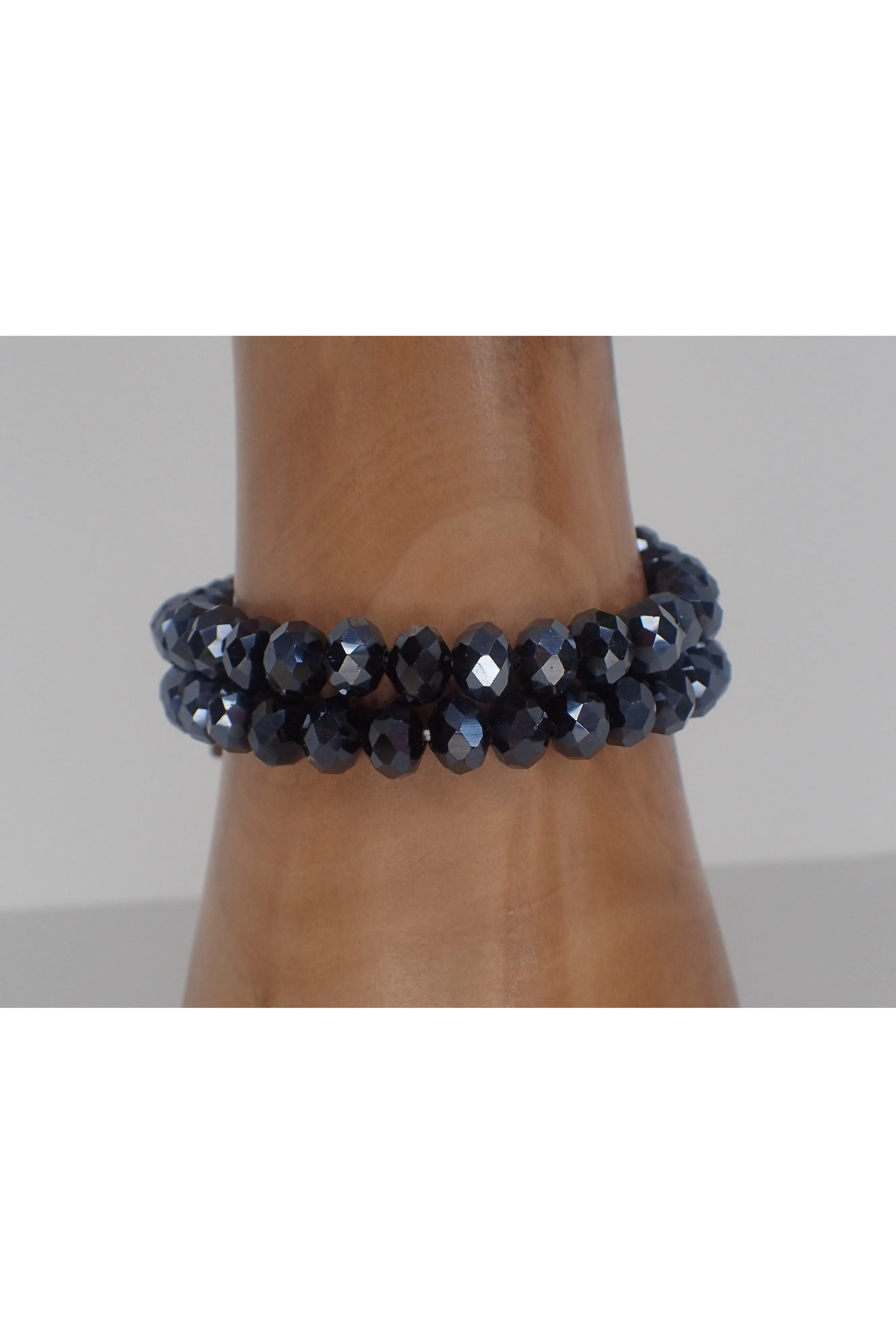 Emma Dark Blue Crystal Bracelet