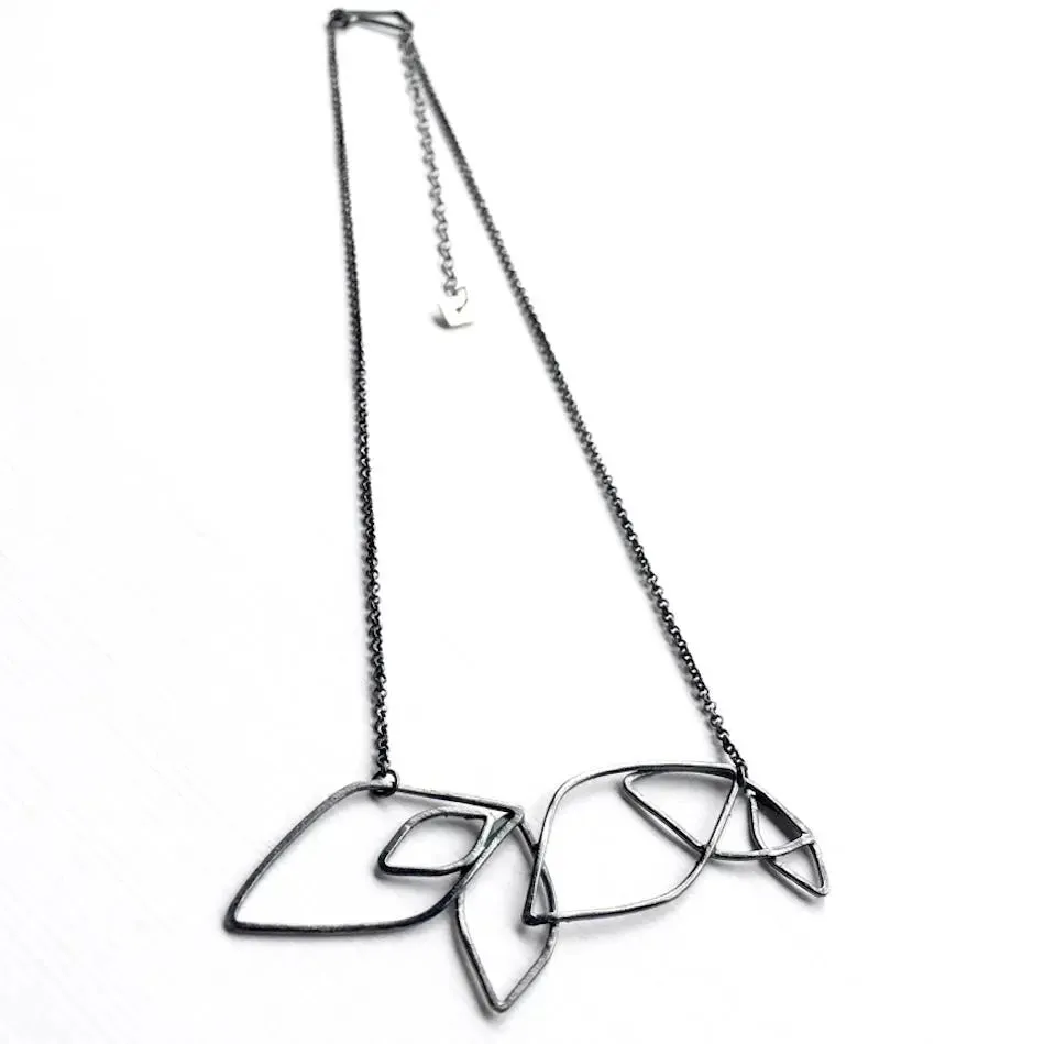 Fibonacci Leaves Necklace FLn001 by Votive Designs Jewelry