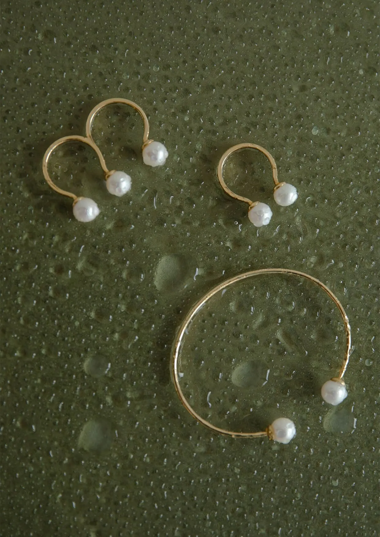 Filo Di Luna Pearl Gold Ring