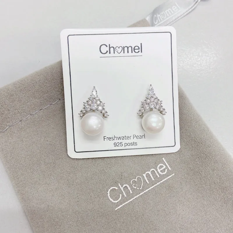 Flower Freshwater Pearl Earrings