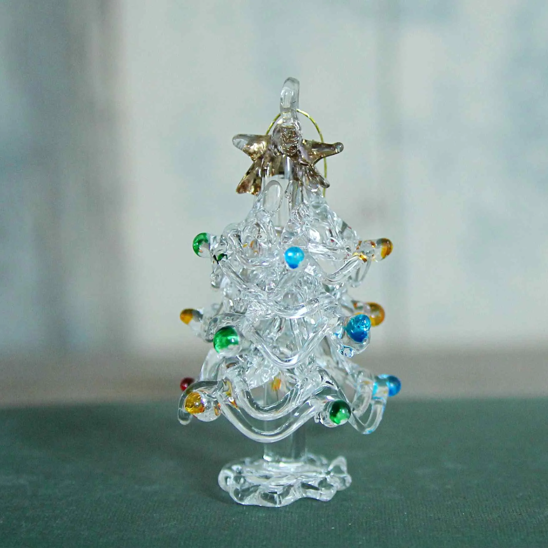 Glass Christmas Tree Decoration