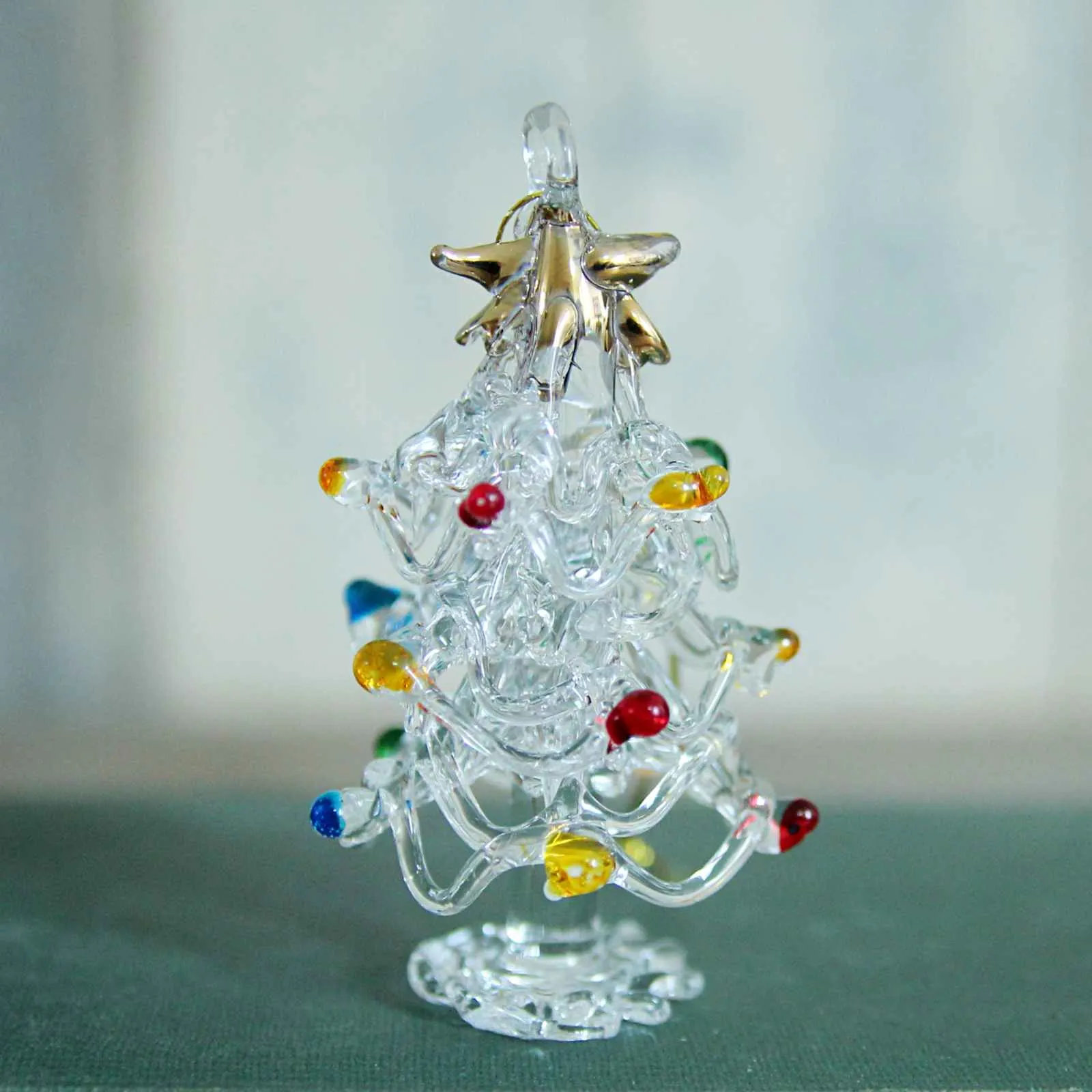 Glass Christmas Tree Decoration