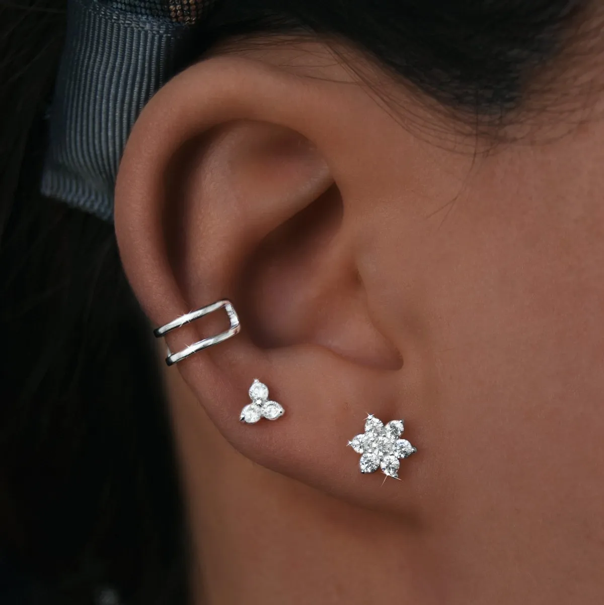 Glint Silver Single Earring