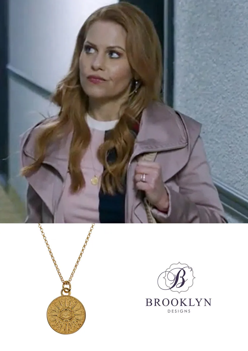 Guardian Medallion Gold Midi Necklace *As Seen On Candace Cameron Bure*