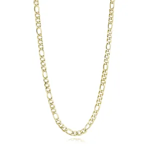 Italgem Men's 22" 4.5mm Steel Figaro Chain Necklace