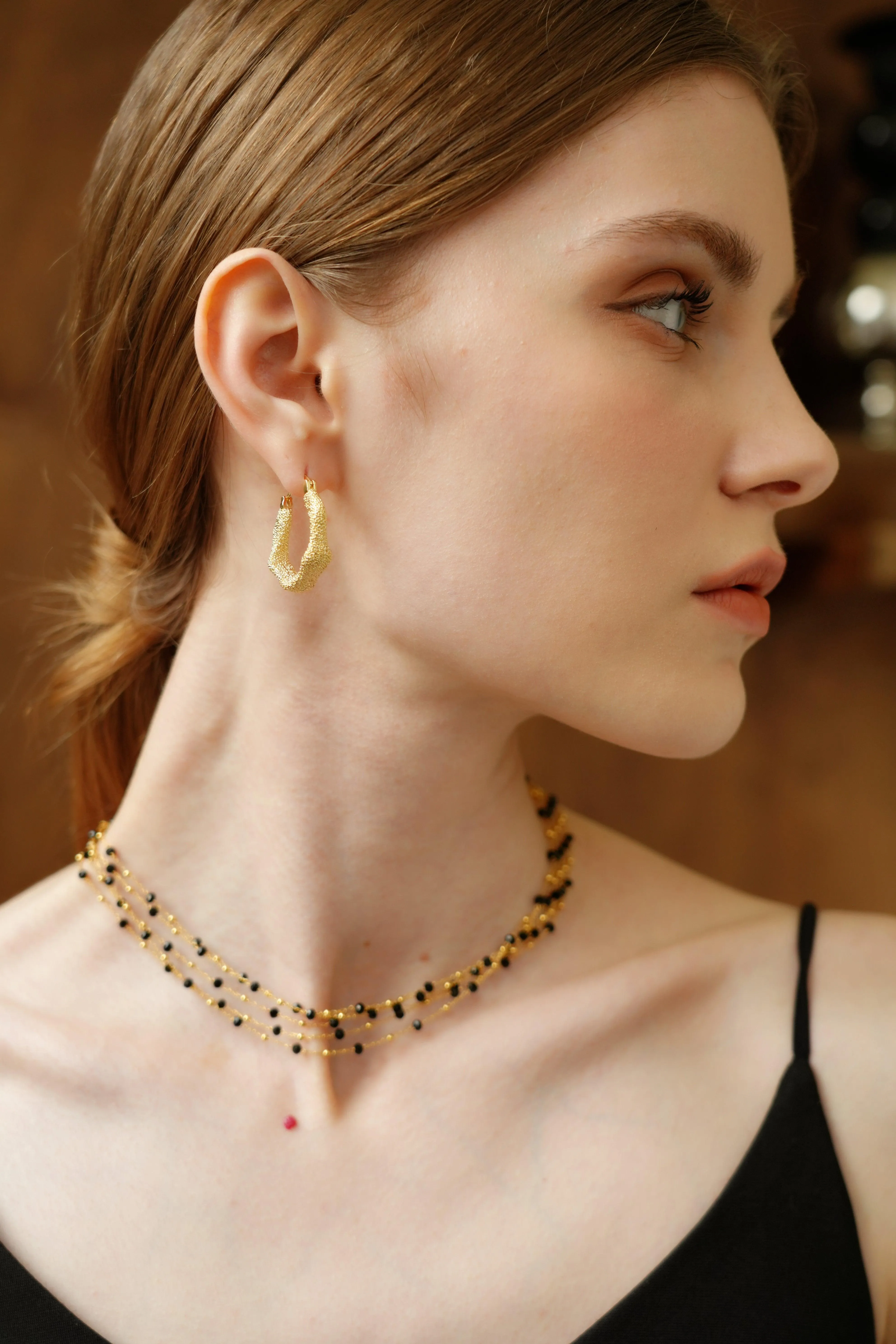 Kai 14K Gold Huggie Earrings