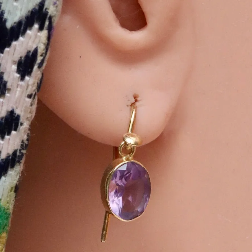 Kaplan Amethyst Earrings