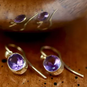 Kaplan Amethyst Earrings
