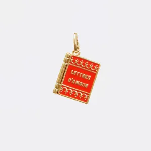 Le Book Locket (Vintage Gold   Poppy)