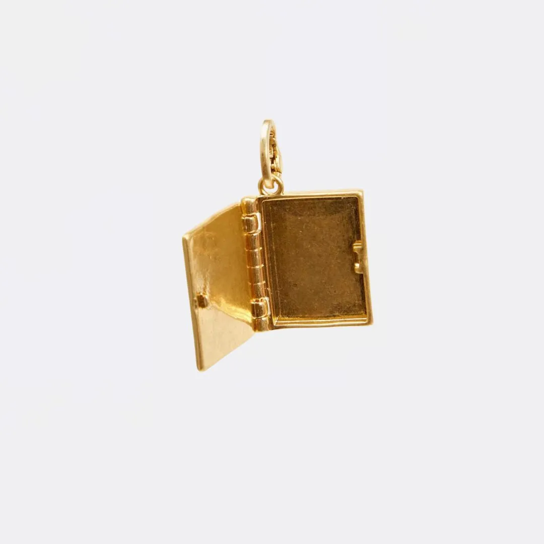 Le Book Locket (Vintage Gold   Poppy)