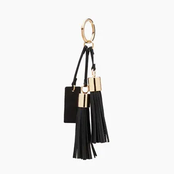 Leather Tassel Keychain