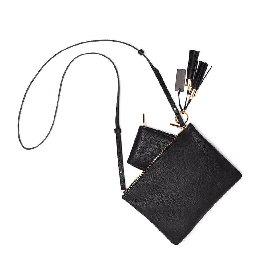 Leather Tassel Keychain
