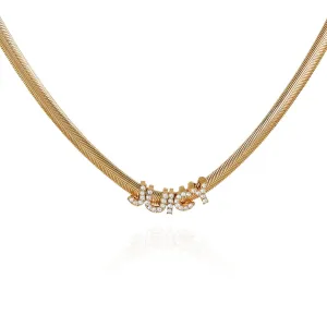 Logo Pendant Necklace