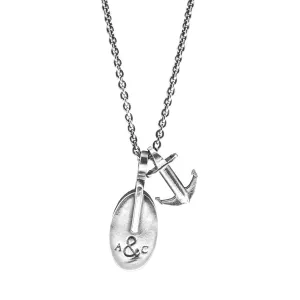 London Pulley Silver Necklace Pendant