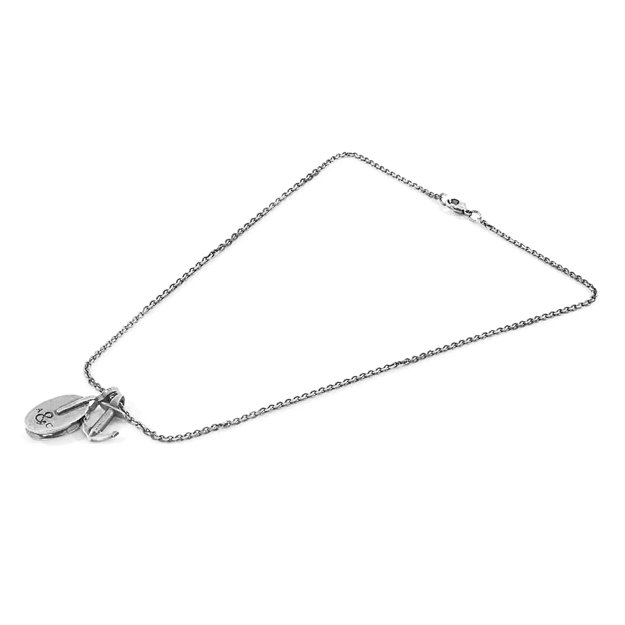 London Pulley Silver Necklace Pendant