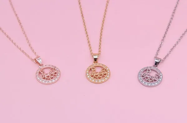 MAMA PENDANT NECKLACE SET