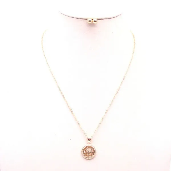 MAMA PENDANT NECKLACE SET