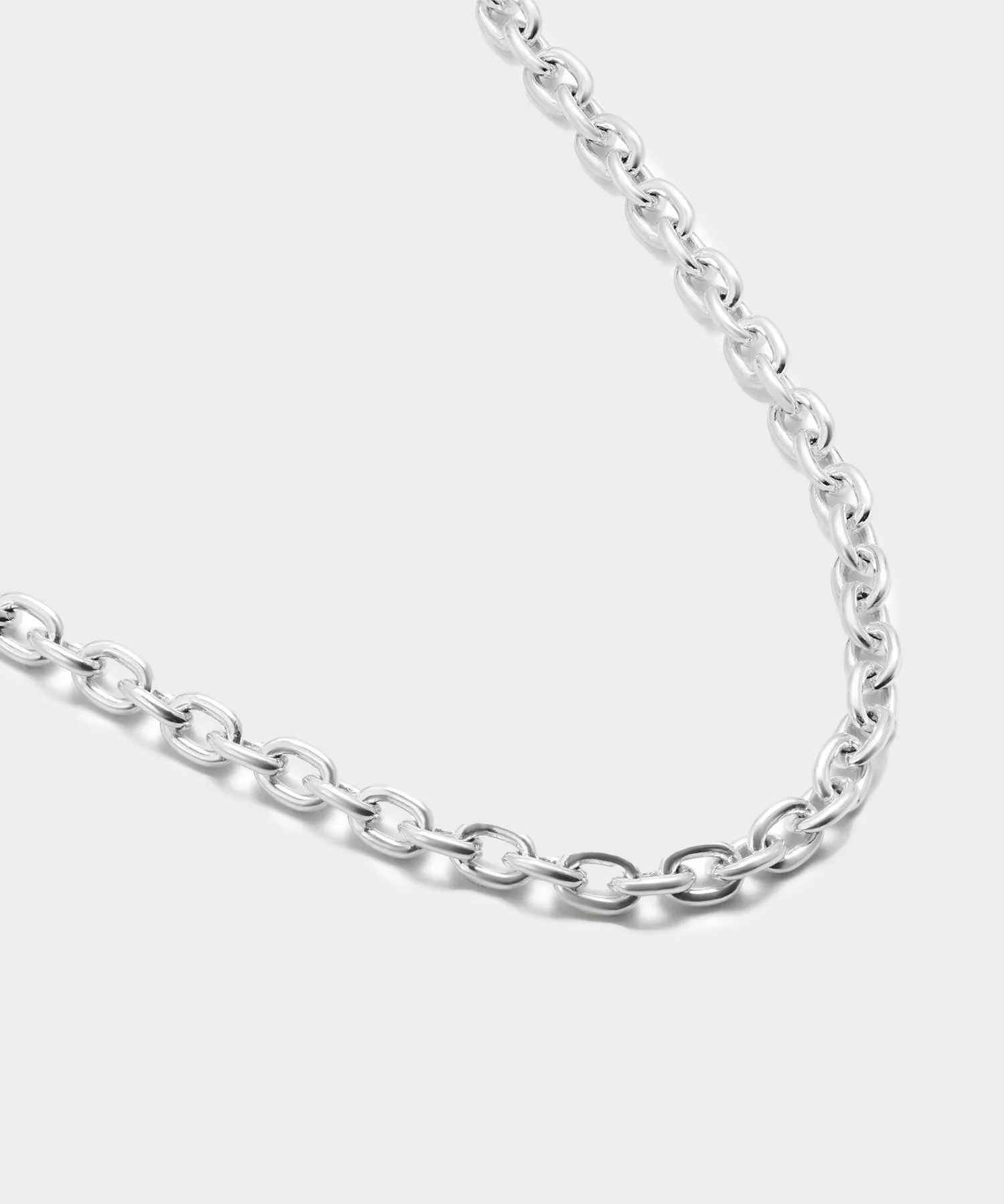 Maor Plaun Link Necklace in Sterling Silver