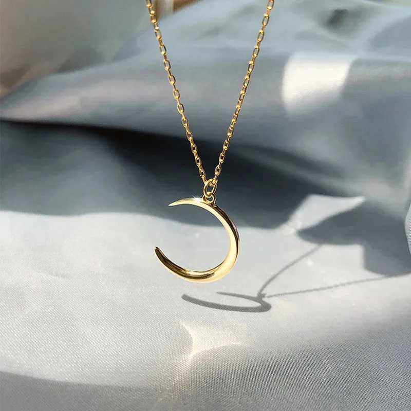 Midnight Crescent Necklace