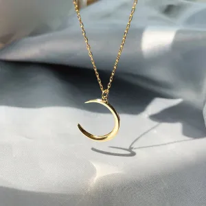 Midnight Crescent Necklace