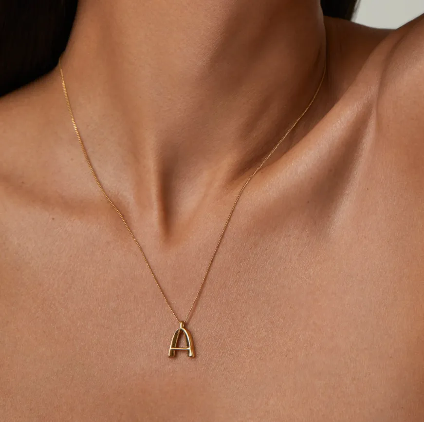 Monogram Necklace (Gold)