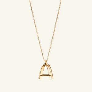 Monogram Necklace (Gold)
