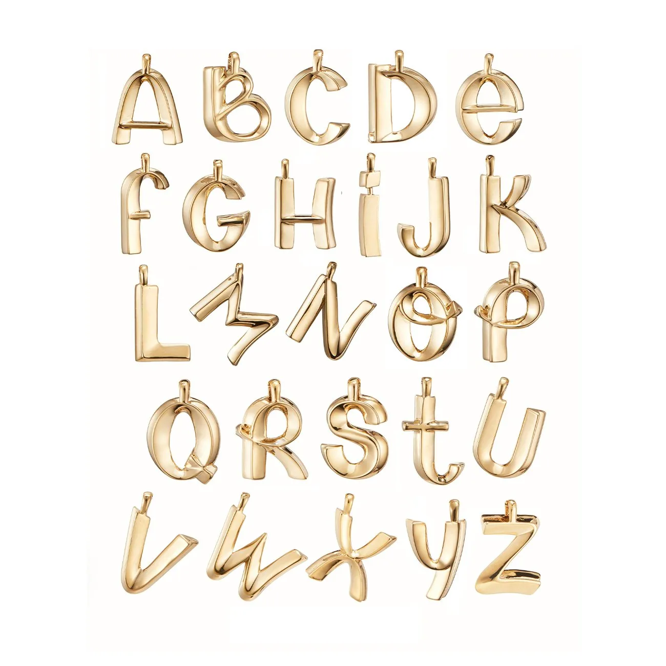 Monogram Necklace (Gold)