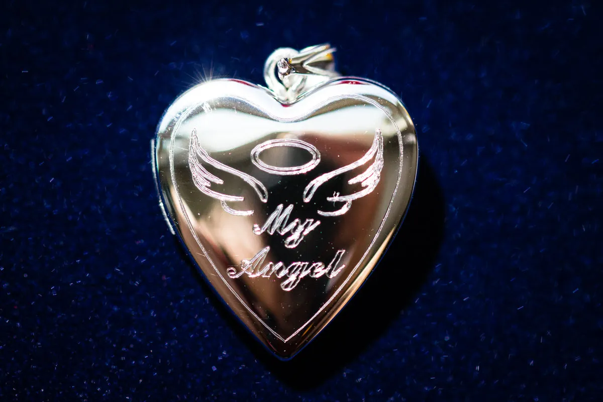My Angel Sterling Silver Locket