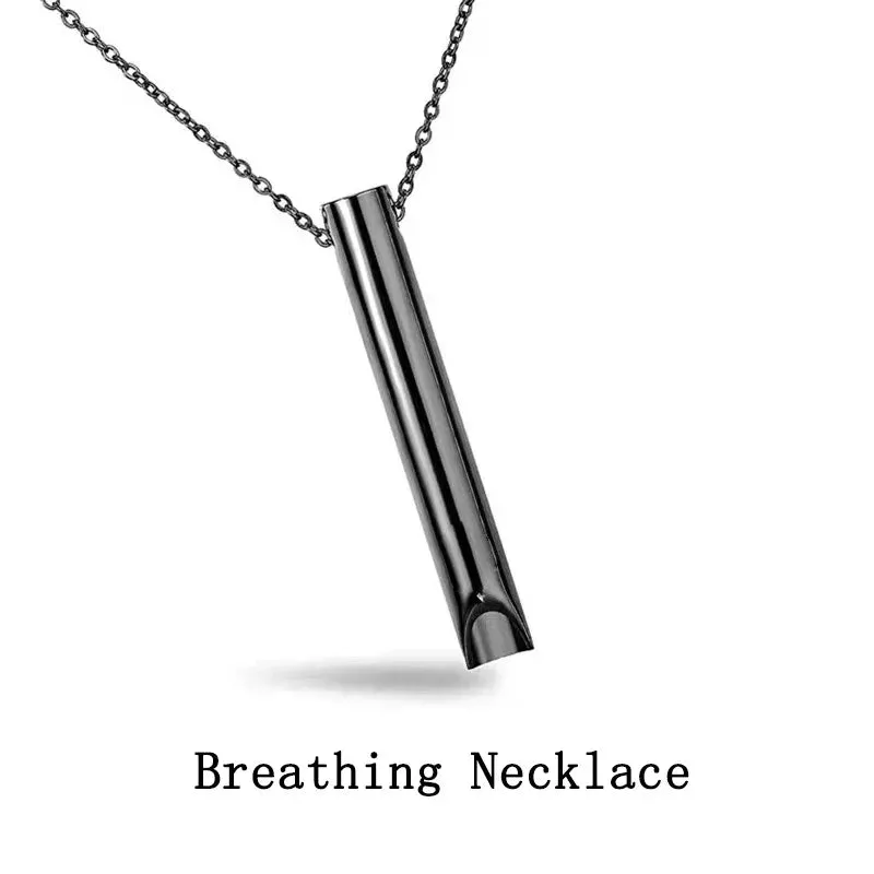 New Black Color Pillar Necklace for Men Women Trendy Simple Stainless Steel Chain 3D Bar Necklaces Party Jewelry Couple Gifts