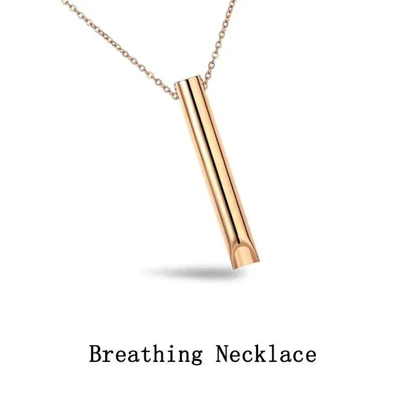 New Black Color Pillar Necklace for Men Women Trendy Simple Stainless Steel Chain 3D Bar Necklaces Party Jewelry Couple Gifts